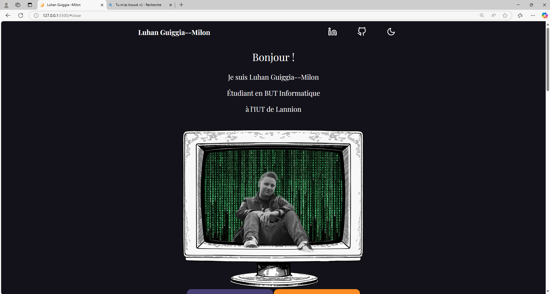 Image plein écran du Portfolio